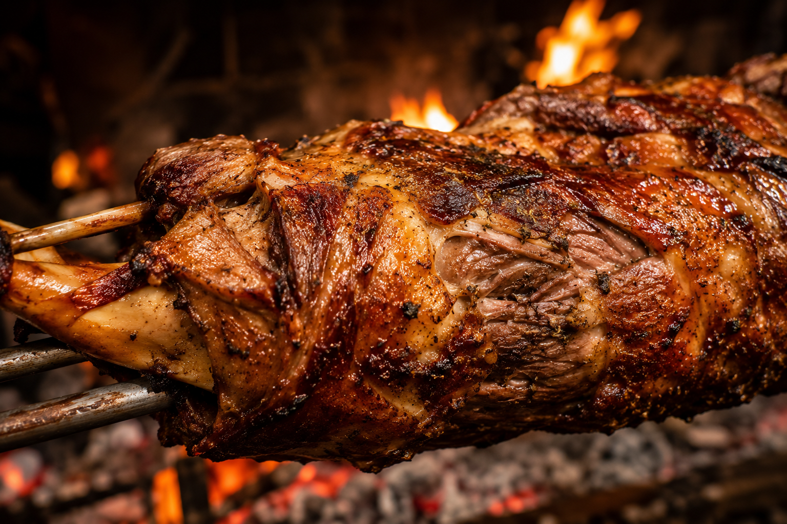 Spit Roasted Lamb